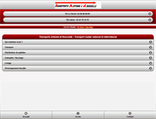 Tablet Screenshot of antoine-rousselle.com